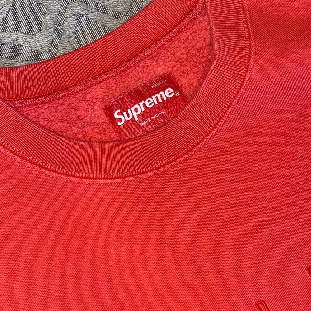 Authentic Supreme Overdyed Crewneck! New!